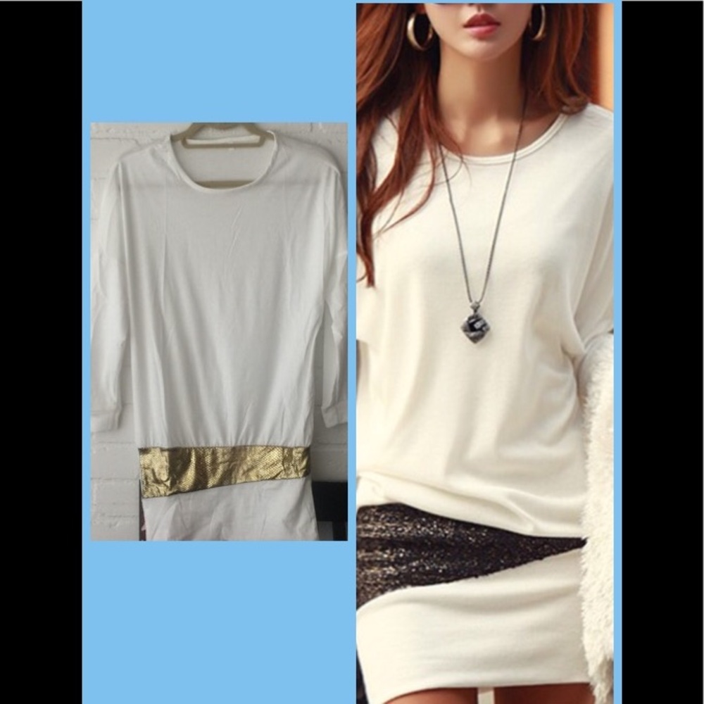 🤩Round neck batwing mini bodycon dress🤩